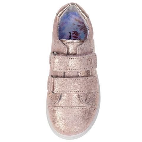 Komfortabler Halbschuh mit glitzernden Sternen in Rosa von RICOSTA