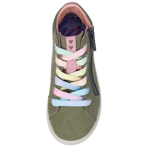 RICOSTA Knöchelschuh ISA in eukalyptus and rosa, a stylish and comfortable product for girls