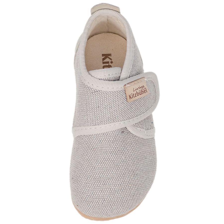 LIVING KITZBÜHEL Hausschuh 3921-215 - stone, cozy and comfortable indoor slipper made from high-quality materials