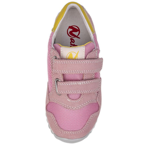  Side view of the NATURINO Halbschuh SAMMY - rosa highlighting the cushioned insole and arch support