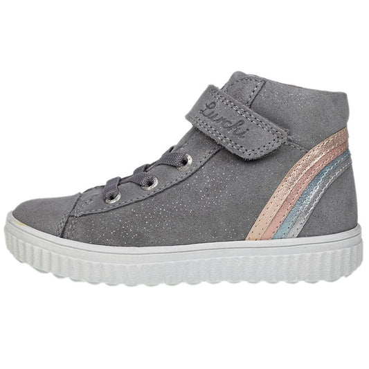 LURCHI Knöchelschuh YADE 37025-25 in stylish grey color with vibrant rainbow details for a trendy and functional look