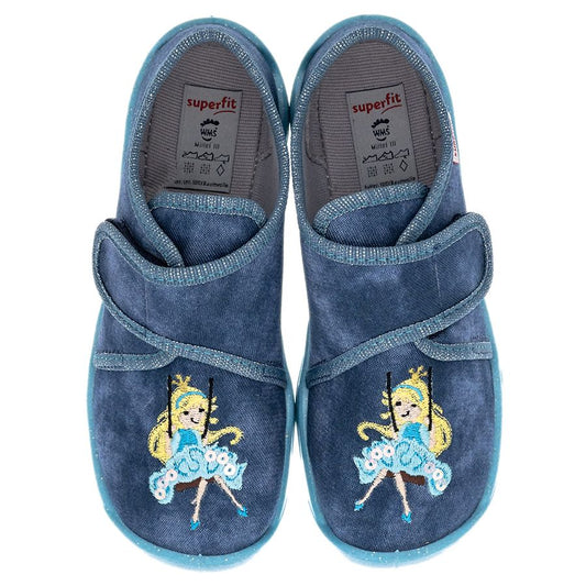 Blue denim SUPERFIT BUBBLE 6270-800 jeans Mädchen Schaukel girls' house shoe