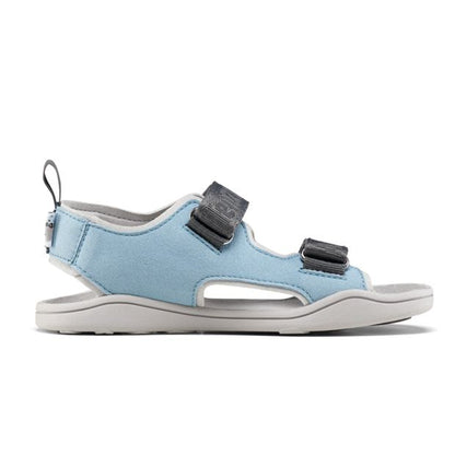  Side view of AFFENZAHN Barfuß Sandale VEGAN AIRY ROBBE, with non-slip sole and adjustable Velcro strap