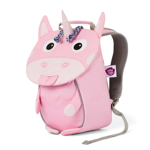AFFENZAHN Rucksack KLEINER FREUND - EINHORN: Colorful and playful backpack featuring a unicorn design, perfect for kids' school or travel use