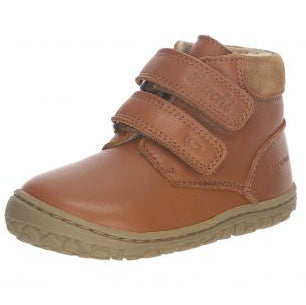 Brown LURCHI Barfuß Knöchelschuh NINO 50023-44 with ankle strap, comfortable and stylish barefoot shoe for kids