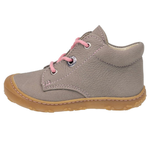 RICOSTA Knöchelschuh CORY - grau - rosa: Comfortable and stylish gray and pink ankle shoe for kids