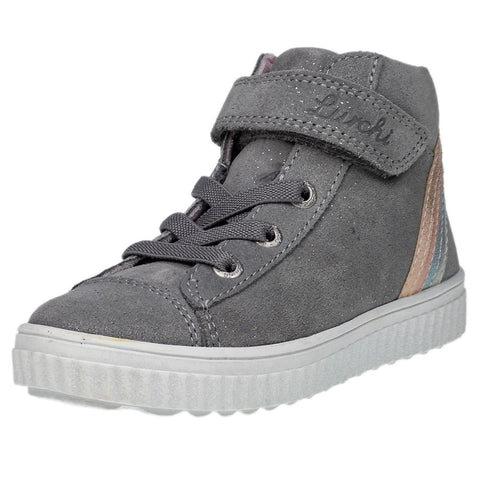 LURCHI Knöchelschuh YADE 37025-25 - grau - Regenbogen - a stylish and durable grey ankle boot featuring a rainbow design