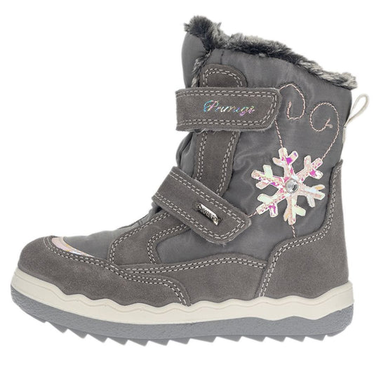 PRIMIGI GORE-TEX Stiefel FROZEN 28796-11 - grau - Schneeflocke: Waterproof grey boots with Frozen design for kids
