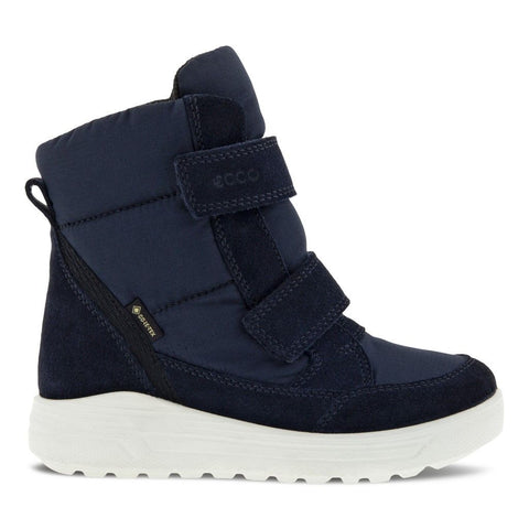 High-performance waterproof snowboarder boots in dark blue by ECCO