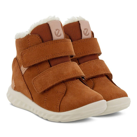 ECCO GORE-TEX Knöchelschuh SP1 LITE INFANT MID-cut  724181-02671 - braun - a high-quality brown mid-cut infant shoe designed for durability and comfort, featuring GORE-TEX technology for waterproof protection