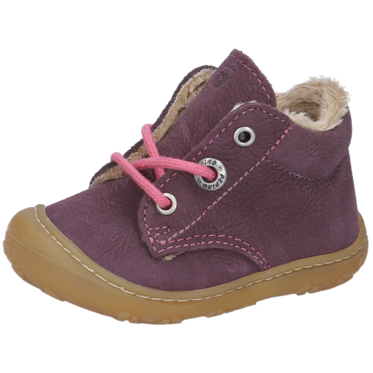 RICOSTA Knöchelschuh CORANY - lila: lila Kinderschuh aus hochwertigem Material mit Klettverschluss