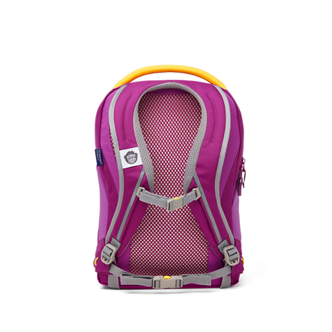Colorful AFFENZAHN Abenteuerrucksack DAYDREAMER with bird design, perfect for kids' outdoor adventures and school