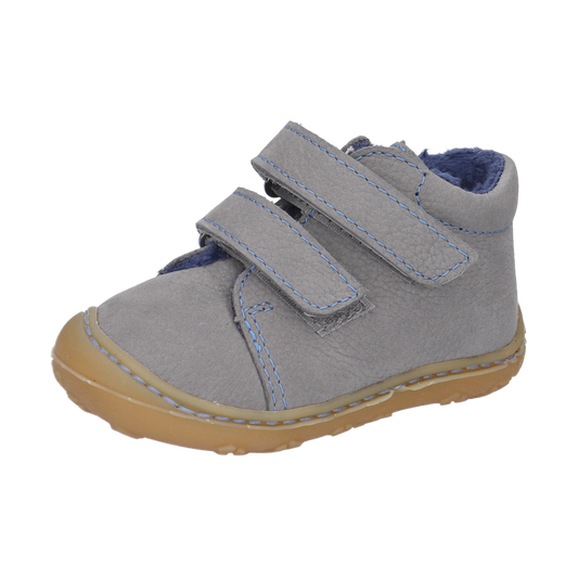 RICOSTA Halbschuh CRUSTY in grey and blue with durable rubber sole for kids