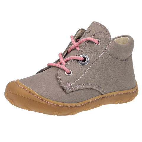RICOSTA Knöchelschuh CORY - grau - rosa: Comfortable and stylish grey and pink ankle shoe for kids