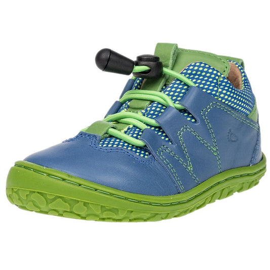 LURCHI Barfuß Halbschuh NISO 50016-02 in jeans and apfelgrün