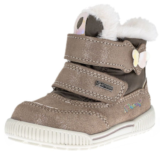 PRIMIGI GORE-TEX Knöchelschuh RIDE 28616-22 - taupe - Glitzer - High-quality waterproof ankle boot with glitter details in taupe color