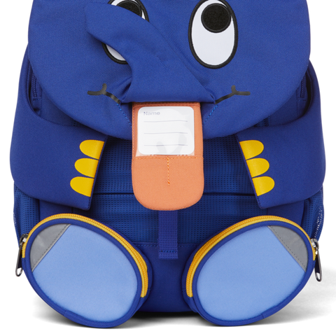 AFFENZAHN Rucksack GROSSER FREUND - WDR SENDUNG MIT DER MAUS - ELEFANT: A colorful and playful children's backpack featuring a friendly elephant design, inspired by the popular German TV show WDR Sendung mit der Maus