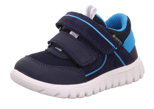High-performance SUPERFIT GORE-TEX Halbschuh SPORT7 MINI 6197-803 in navy blue, ideal for active kids' outdoor activities