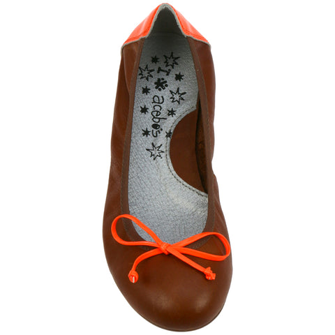 ACEBO'S Ballerina 5908 - braun / neon