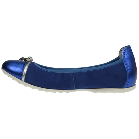 ACEBO'S Ballerina 5900 in royalblau metallic, a stylish and elegant shoe perfect for any occasion