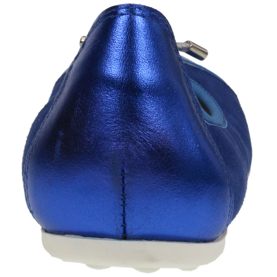 Ballerinas Royalblau Metallic 5900 ACEBO'S Schuhbidu24