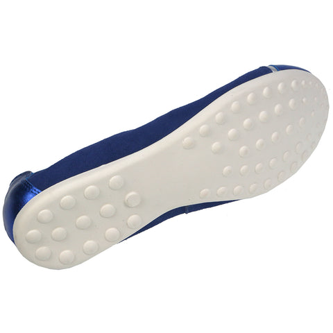 Stylish and fashionable ACEBO'S Ballerina 5900 in royalblau metallic, perfect for any occasion