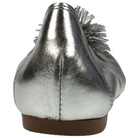ACEBO'S Ballerina 5907 II - silber, a stylish and elegant silver ballet flat for women