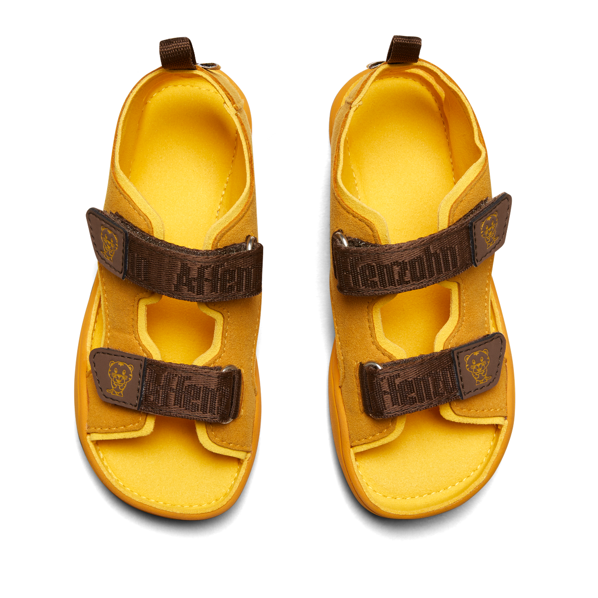 AFFENZAHN Barfuß Sandale VEGAN AIRY TIGER - gelb / braun