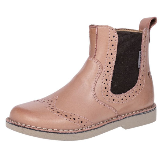 Alt text: Stylish RICOSTA Stiefelette DALLAS in beautiful altrosa color, perfect for any fashionable outfit