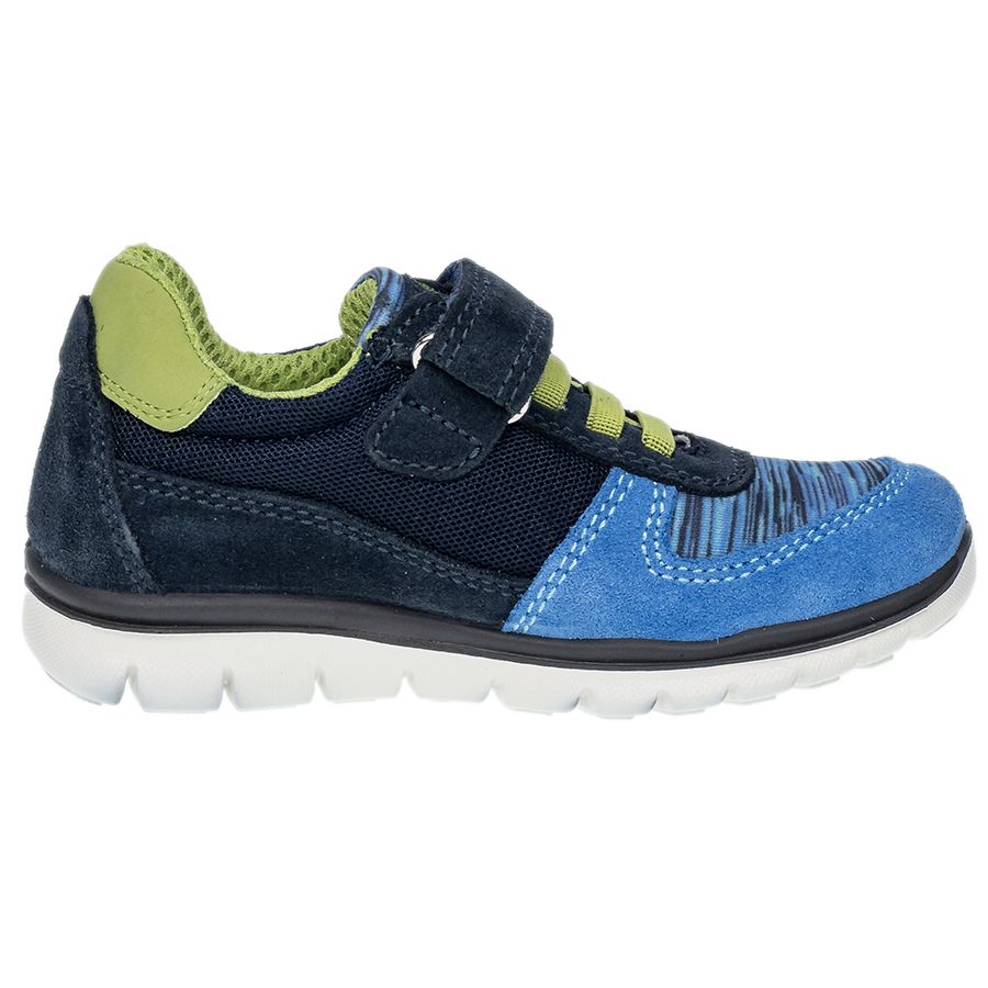 PRIMIGI GORE-TEX Halbschuh 18719-00 in navy blue and green, a durable and waterproof shoe perfect for all weather conditions