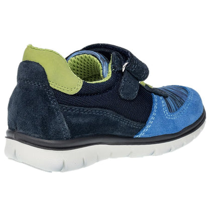 PRIMIGI GORE-TEX Halbschuh 18719-00 in navy blue and green, featuring waterproof technology for ultimate protection and style