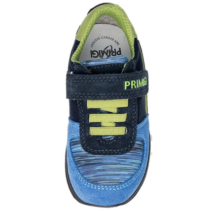 PRIMIGI GORE-TEX Halbschuh 18719-00 in navy blue and green, a durable and waterproof shoe perfect for outdoor activities and everyday wear