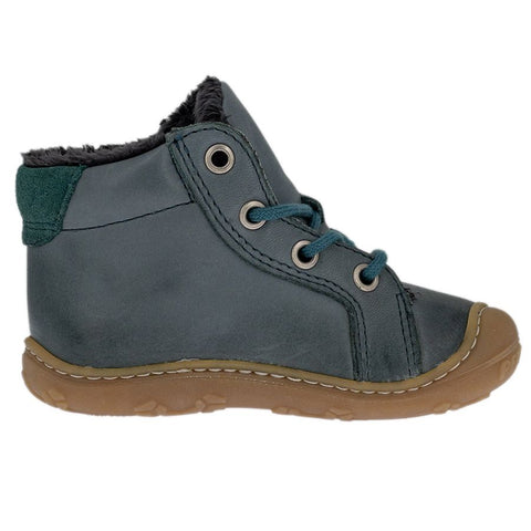 RICOSTA Knöchelschuh GEORGIE - petrol kids' ankle boot in dark blue with sturdy sole and adjustable velcro strap 