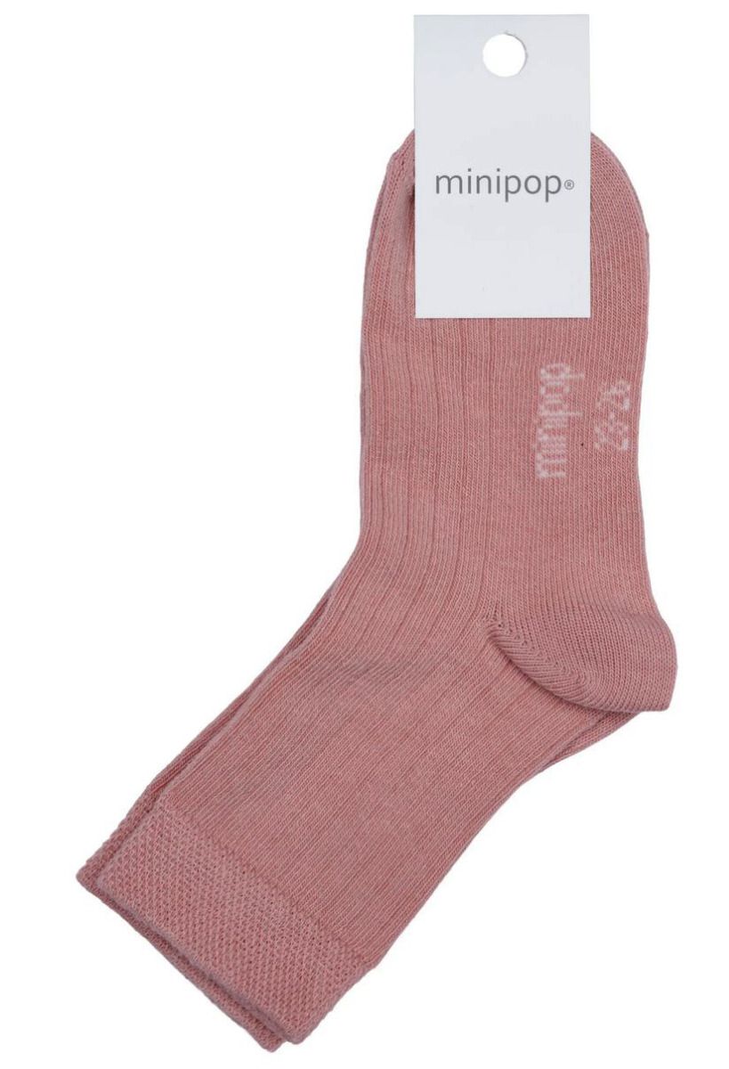 MINIPOP Bambus Socken - altrosa