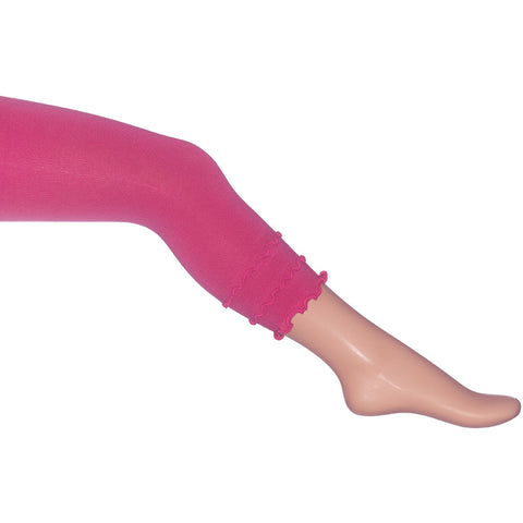 BONNIE DOON Frou Frou Leggings BE863801 - pink - bequeme, rosa Leggings für Mädchen mit rüschenverziertem Saum