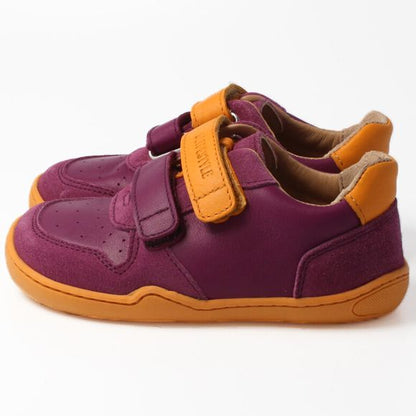 bLIFESTYLE Barfußschuh Halbschuh ANURA - lila- orange für Damen und Herren