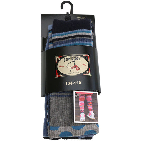 BONNIE DOON Strumpfhose BN553929 Patchwork - blau - grau