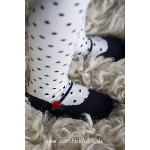 Baby girl's pink and white BONNIE DOON Strumpfhose Baby BN254926 Ballerina tights with cute ballerina design