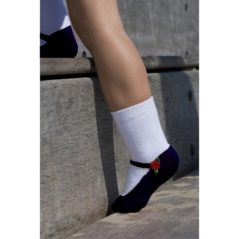 Baby Socken BN244126 in Ballerina Rose und navy, perfekt für Mädchen