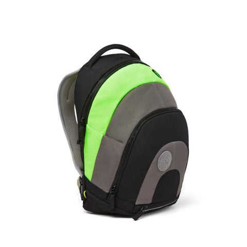 Black and white AFFENZAHN Abenteuerrucksack DAYDREAMER featuring a playful panther design, perfect for kids on the go