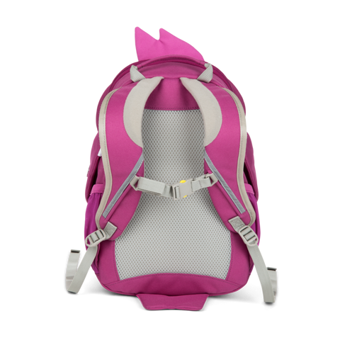  Bunter AFFENZAHN Rucksack für Kinder mit Vogel-Motiv und vielen Taschen 