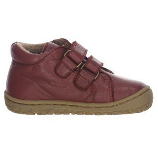 LURCHI Barfuß Halbschuh NORIKO 50046-03 in bordeaux, a stylish and comfortable barefoot half shoe for kids