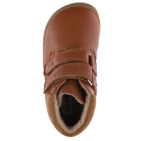 Comfortable and stylish LURCHI Barfuß Knöchelschuh NINO 50023-44 in brown for children