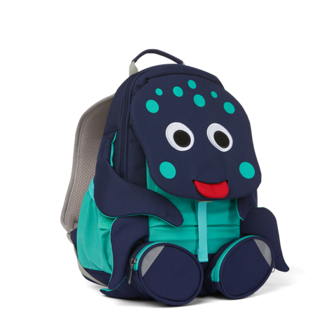 A colorful and playful AFFENZAHN Rucksack GROSSER FREUND featuring an adorable octopus design for kids