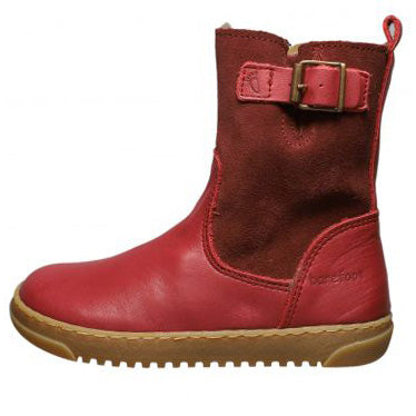 Stylish and comfortable LURCHI Barfuß Stiefel MENCIA in elegant bordeaux color