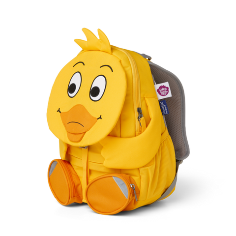 AFFENZAHN Rucksack GROSSER FREUND - DIE MAUS ENTE: A cute and colorful children's backpack featuring a mouse and duck design