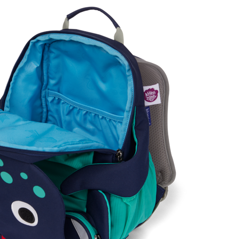 Colorful AFFENZAHN Rucksack GROSSER FREUND featuring an adorable octopus design, perfect for kids on the go