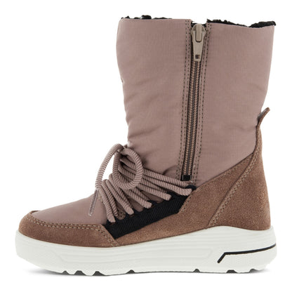 Side view of ECCO GORE-TEX Stiefel URBAN SNOWBOARDER 722342-56878 - altrosa snowboarder boots for girls