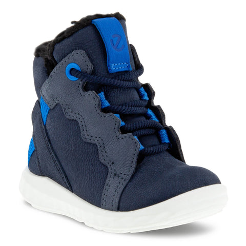 ECCO GORE-TEX Knöchelschuh SP1 LITE 724131-52344 in dark blue and royal blue, a lightweight and waterproof ankle shoe for outdoor activities