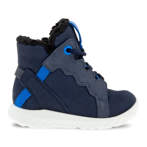 ECCO GORE-TEX Knöchelschuh SP1 LITE 724131-52344 in dark and royal blue, a waterproof and lightweight ankle shoe perfect for outdoor activities